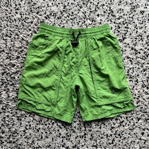 Nike Tech Pack Shorts Green Large Pockets Mesh Lined Lightweight Men’s Small